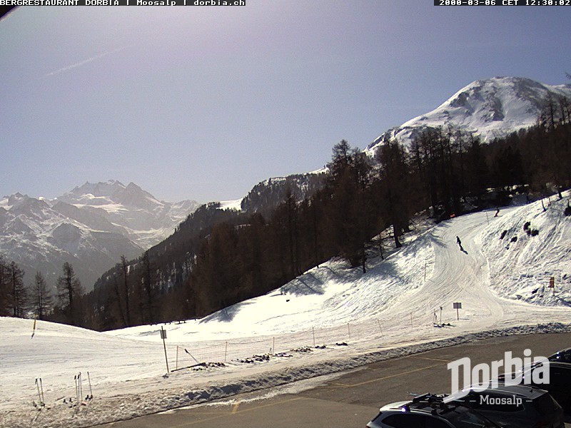 Archiv Foto Webcam Restaurant Moosalp, Bürchen