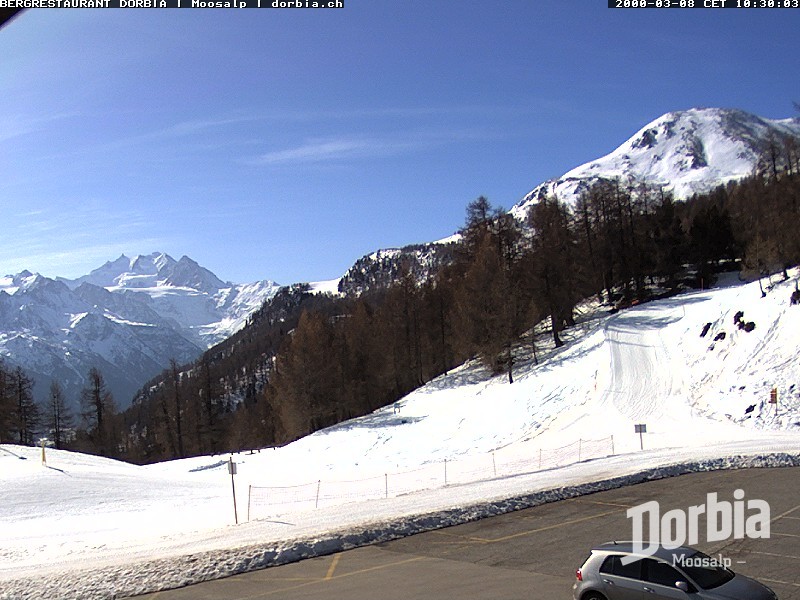 Archiv Foto Webcam Restaurant Moosalp, Bürchen