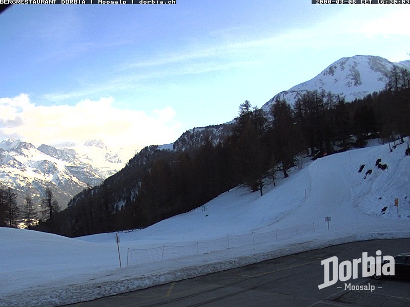 Archiv Foto Webcam Restaurant Moosalp, Bürchen