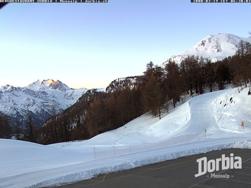 Archiv Foto Webcam Restaurant Moosalp, Bürchen