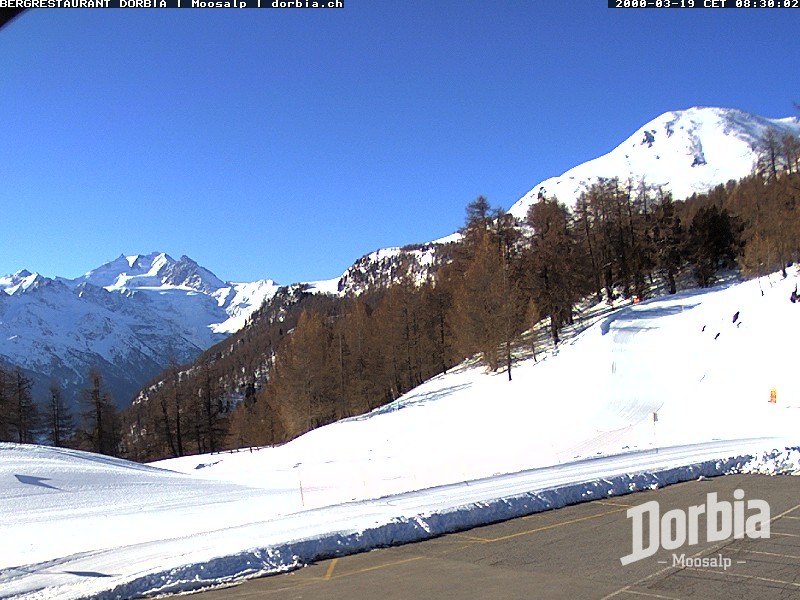 Archiv Foto Webcam Restaurant Moosalp, Bürchen