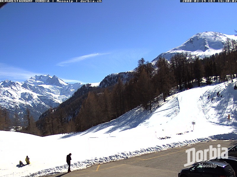 Archiv Foto Webcam Restaurant Moosalp, Bürchen