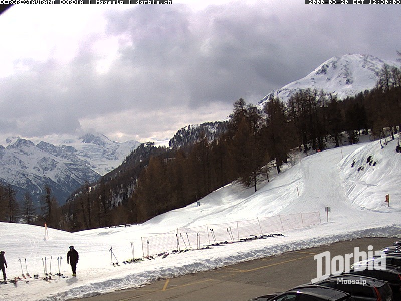 Archiv Foto Webcam Restaurant Moosalp, Bürchen