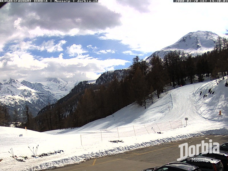 Archiv Foto Webcam Restaurant Moosalp, Bürchen