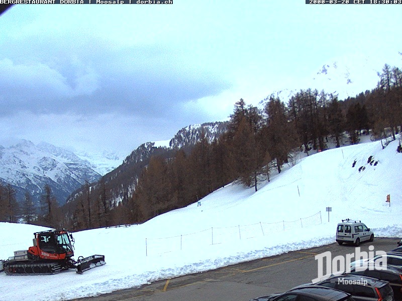 Archiv Foto Webcam Restaurant Moosalp, Bürchen