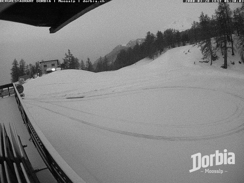 Archiv Foto Webcam Restaurant Moosalp, Bürchen