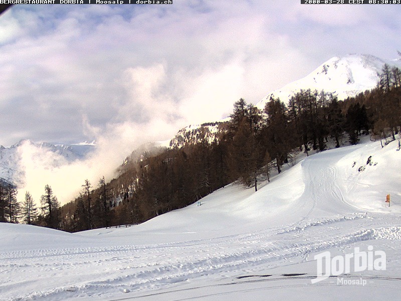 Archiv Foto Webcam Restaurant Moosalp, Bürchen