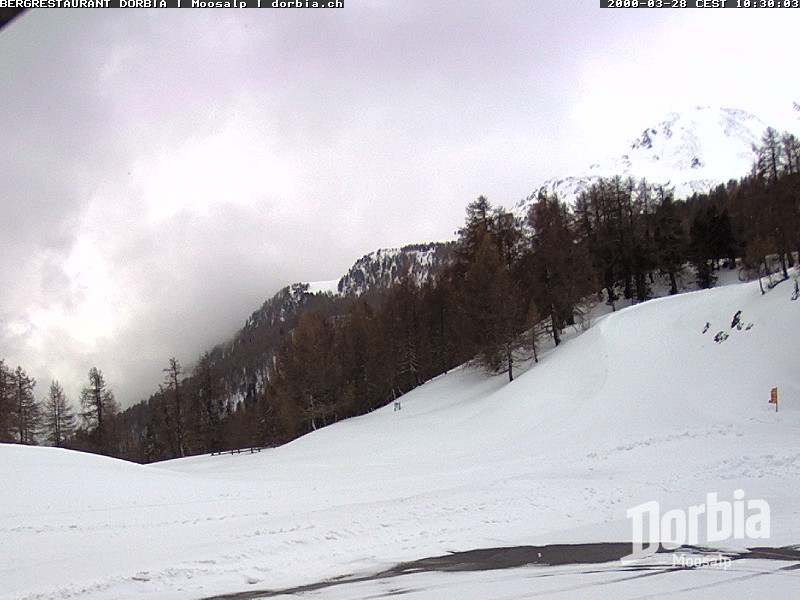 Archiv Foto Webcam Restaurant Moosalp, Bürchen