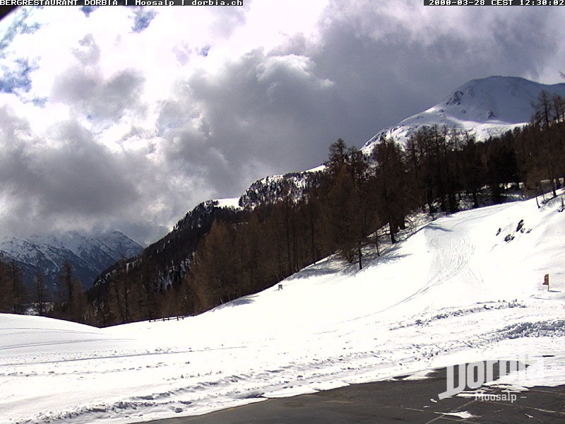 Archiv Foto Webcam Restaurant Moosalp, Bürchen