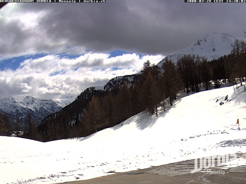 Archiv Foto Webcam Restaurant Moosalp, Bürchen