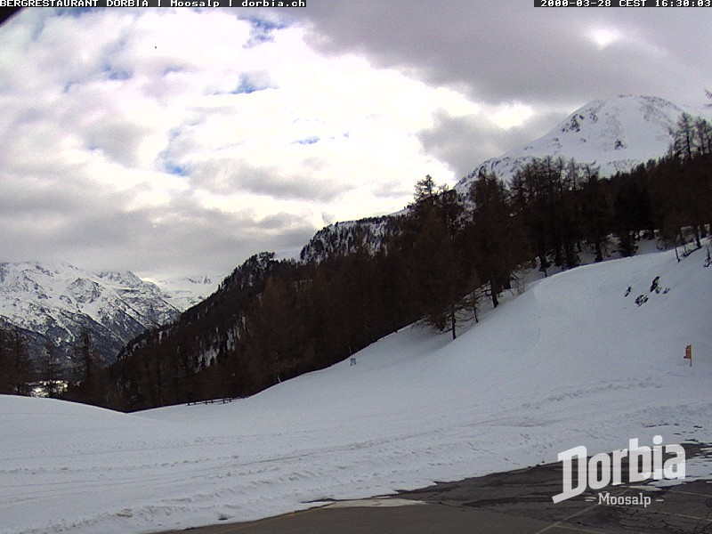 Archiv Foto Webcam Restaurant Moosalp, Bürchen