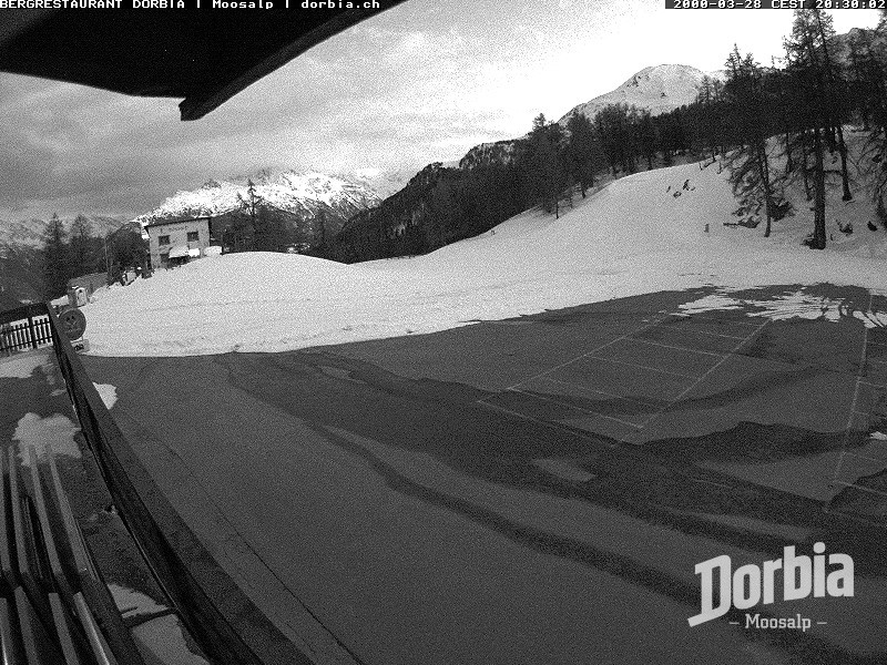 Archiv Foto Webcam Restaurant Moosalp, Bürchen