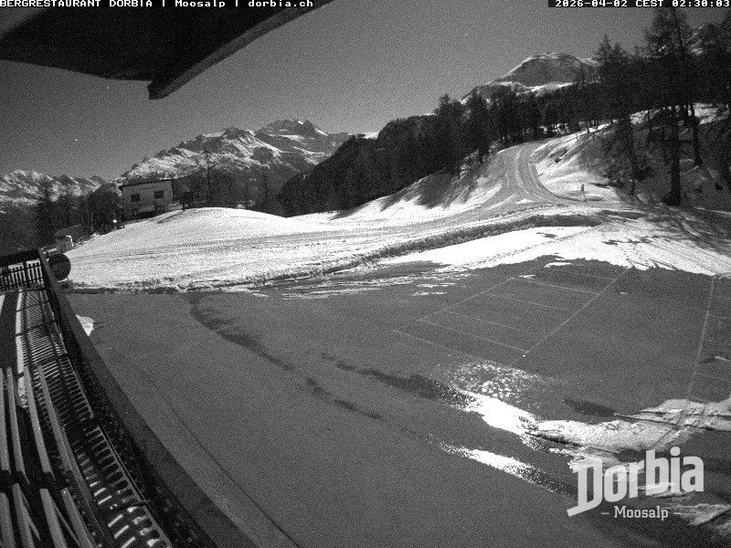 Archiv Foto Webcam Restaurant Moosalp, Bürchen