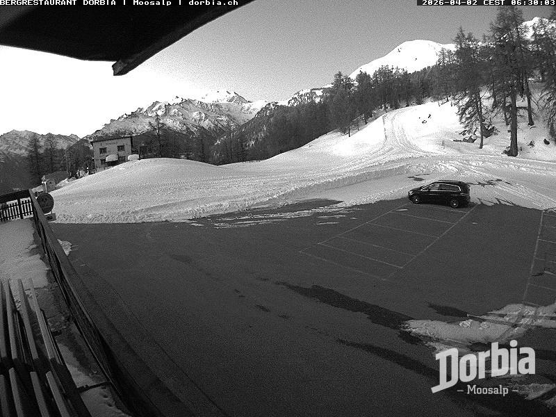 Archiv Foto Webcam Restaurant Moosalp, Bürchen