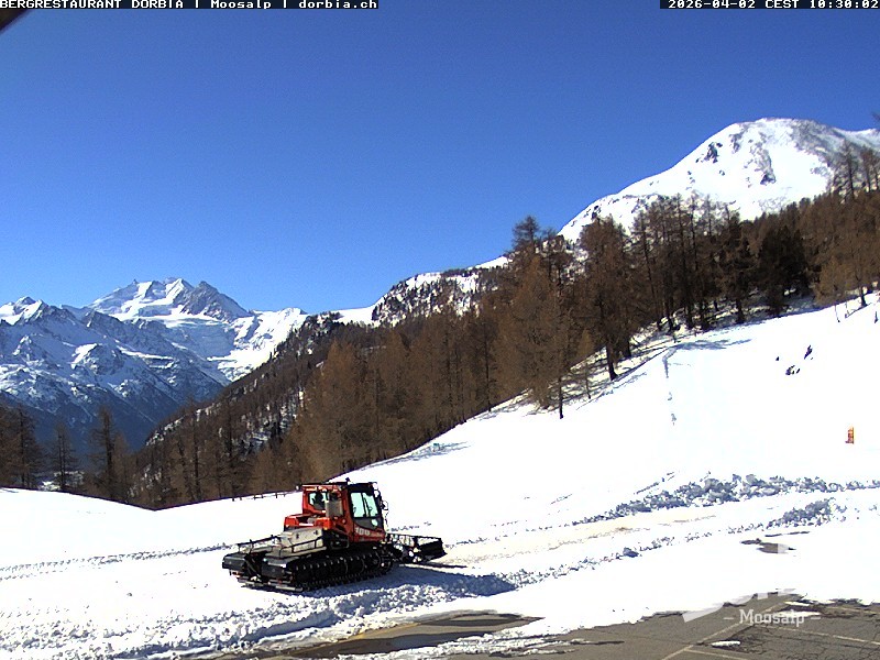 Archiv Foto Webcam Restaurant Moosalp, Bürchen