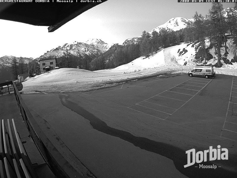 Archiv Foto Webcam Restaurant Moosalp, Bürchen