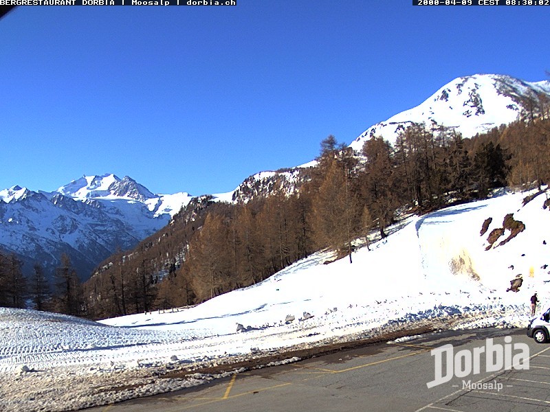 Archiv Foto Webcam Restaurant Moosalp, Bürchen