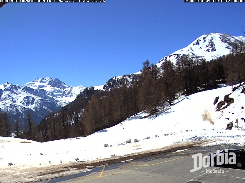 Archiv Foto Webcam Restaurant Moosalp, Bürchen