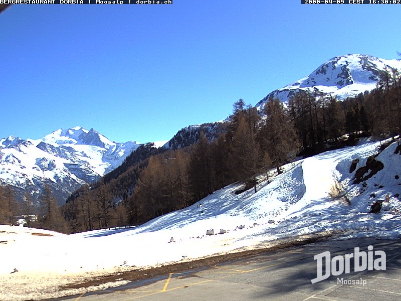 Archiv Foto Webcam Restaurant Moosalp, Bürchen