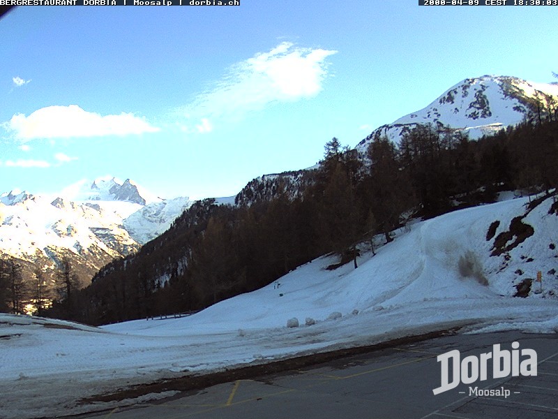 Archiv Foto Webcam Restaurant Moosalp, Bürchen