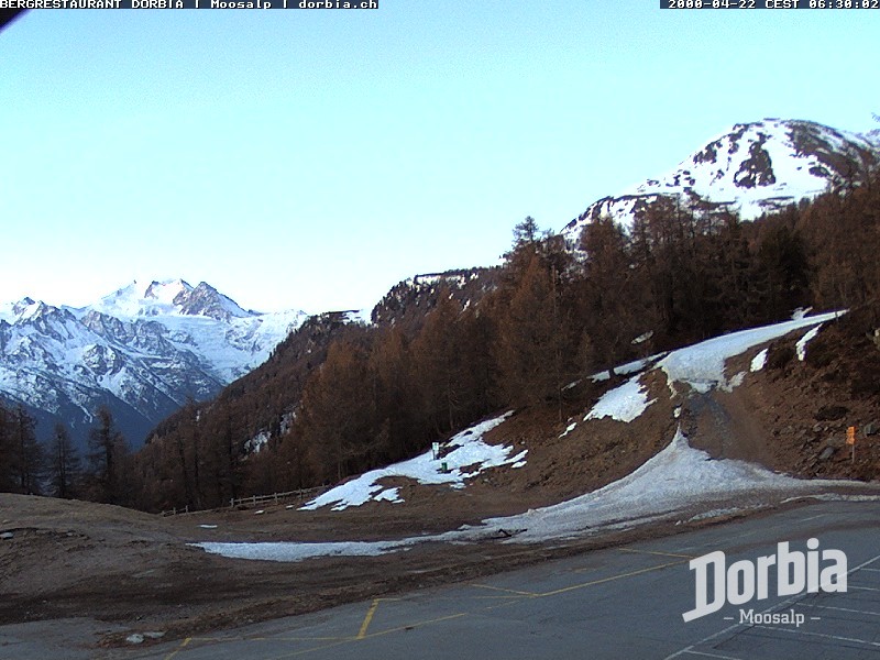 Archiv Foto Webcam Restaurant Moosalp, Bürchen