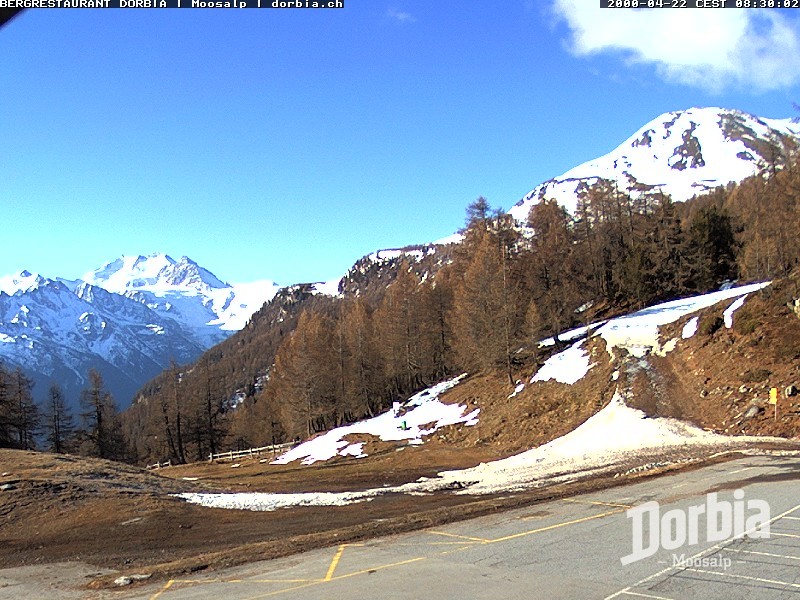 Archiv Foto Webcam Restaurant Moosalp, Bürchen