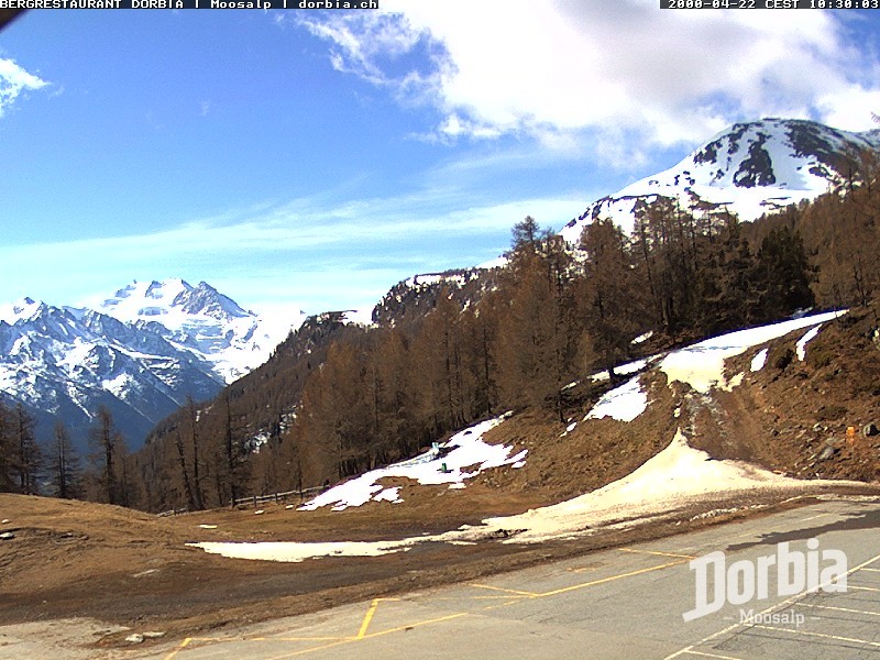 Archiv Foto Webcam Restaurant Moosalp, Bürchen