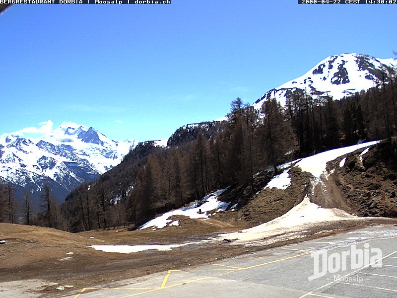 Archiv Foto Webcam Restaurant Moosalp, Bürchen