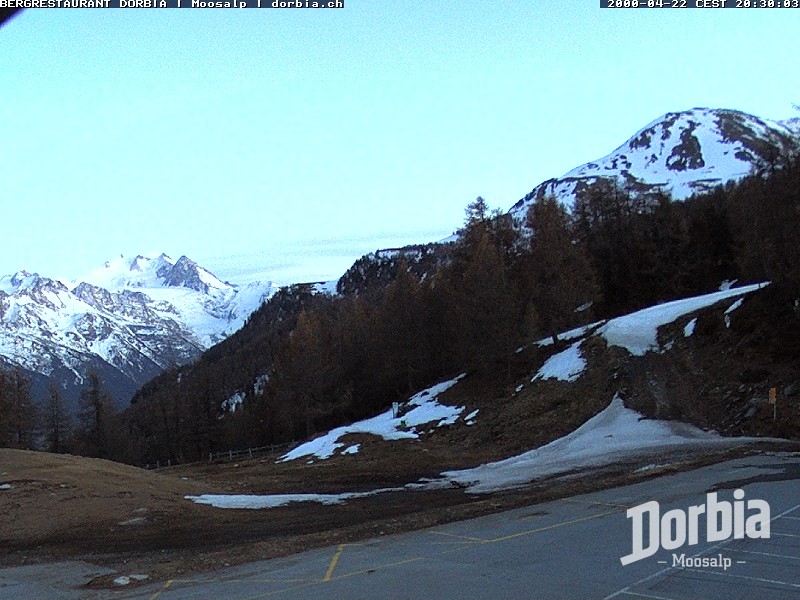 Archiv Foto Webcam Restaurant Moosalp, Bürchen