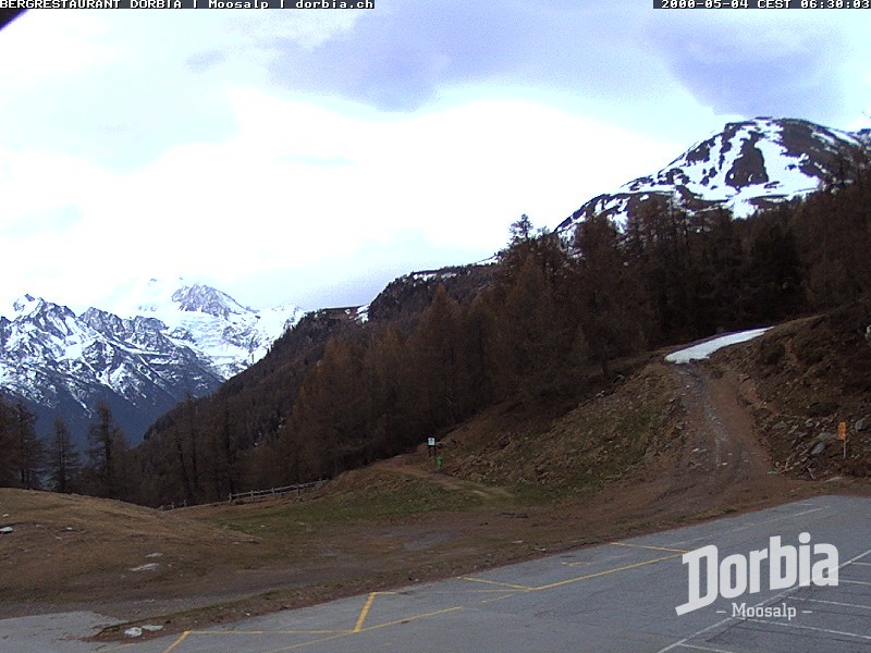 Archiv Foto Webcam Restaurant Moosalp, Bürchen