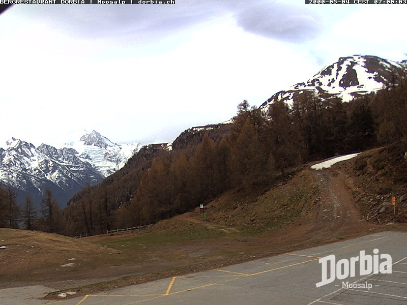 Archiv Foto Webcam Restaurant Moosalp, Bürchen