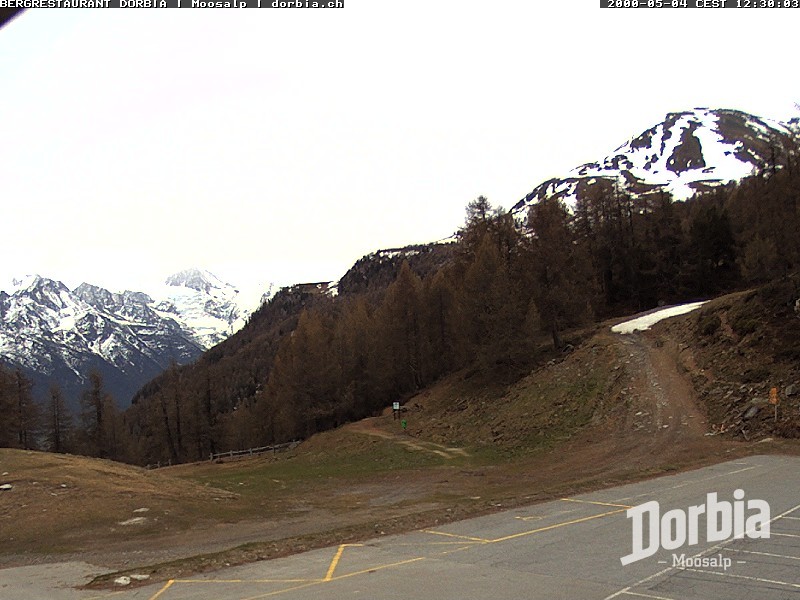 Archiv Foto Webcam Restaurant Moosalp, Bürchen
