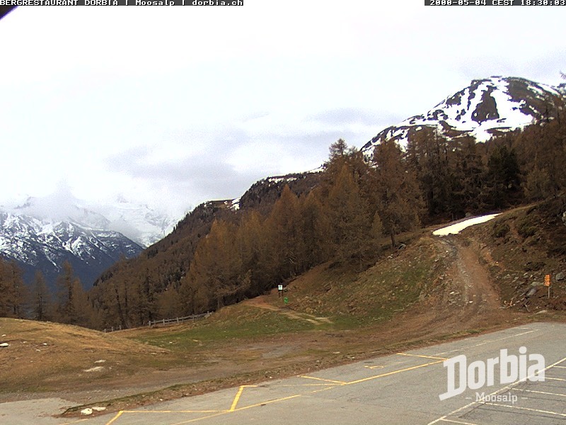 Archiv Foto Webcam Restaurant Moosalp, Bürchen