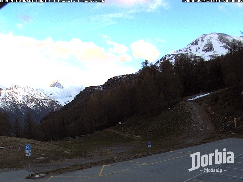 Archiv Foto Webcam Restaurant Moosalp, Bürchen