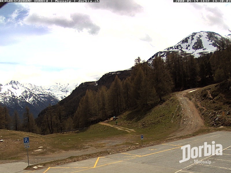 Archiv Foto Webcam Restaurant Moosalp, Bürchen