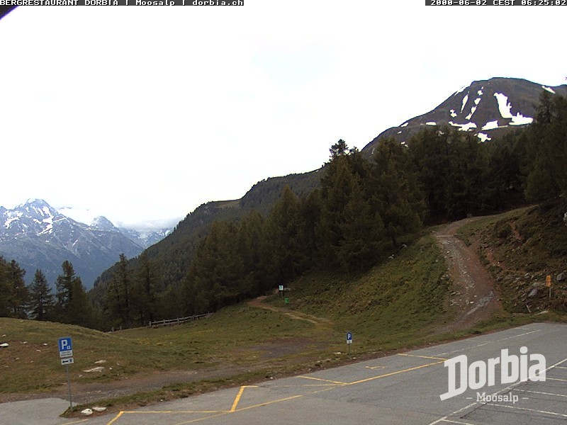 Archiv Foto Webcam Restaurant Moosalp, Bürchen