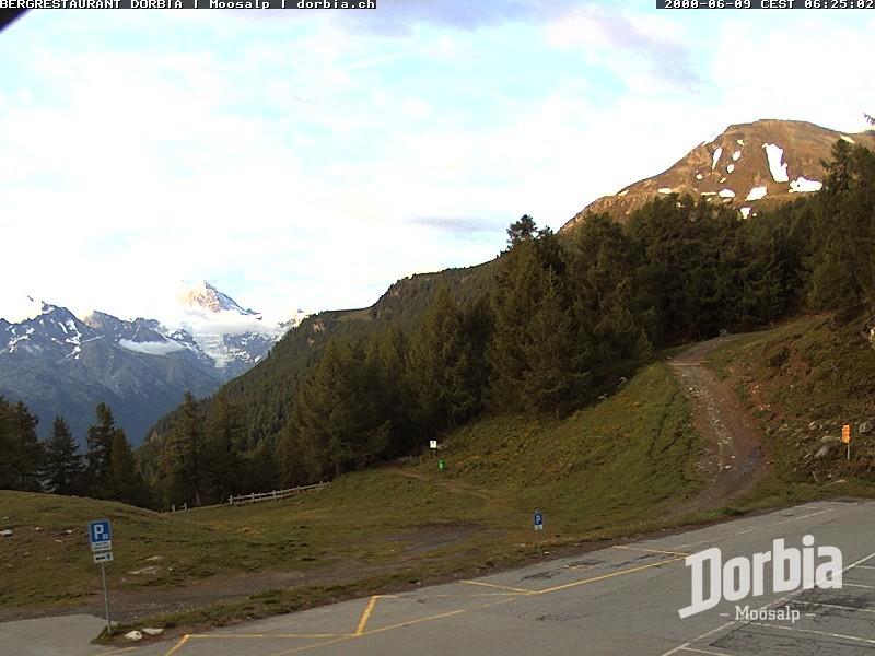 Archiv Foto Webcam Restaurant Moosalp, Bürchen