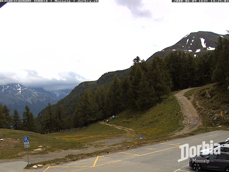 Archiv Foto Webcam Restaurant Moosalp, Bürchen