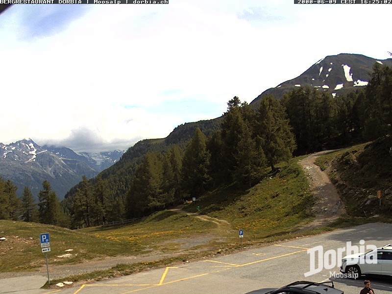 Archiv Foto Webcam Restaurant Moosalp, Bürchen