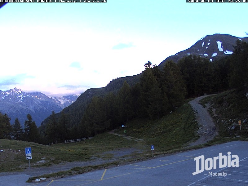 Archiv Foto Webcam Restaurant Moosalp, Bürchen