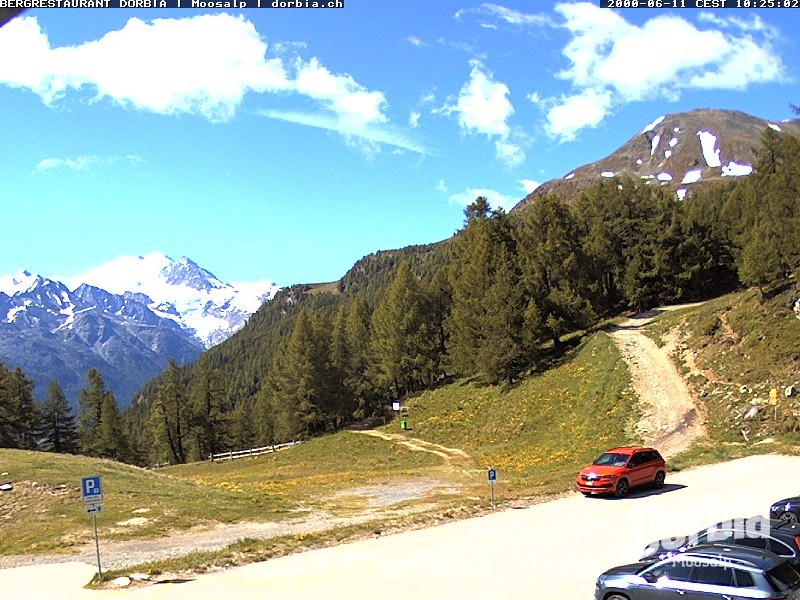 Archiv Foto Webcam Restaurant Moosalp, Bürchen