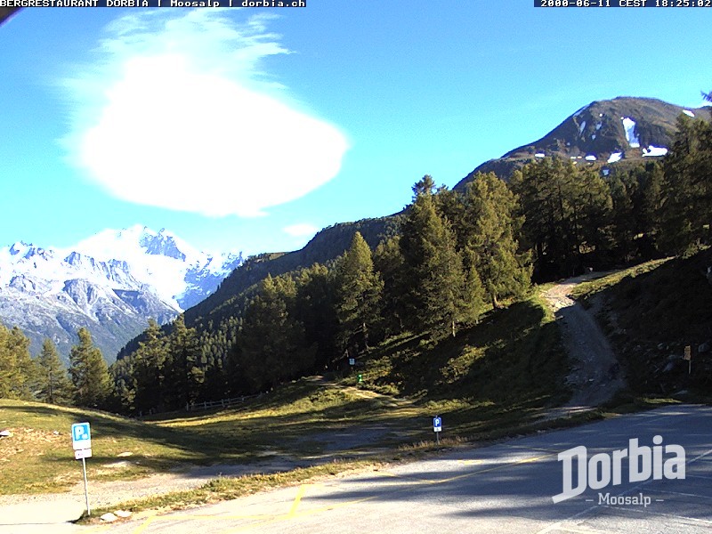 Archiv Foto Webcam Restaurant Moosalp, Bürchen