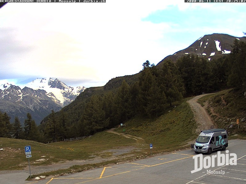 Archiv Foto Webcam Restaurant Moosalp, Bürchen