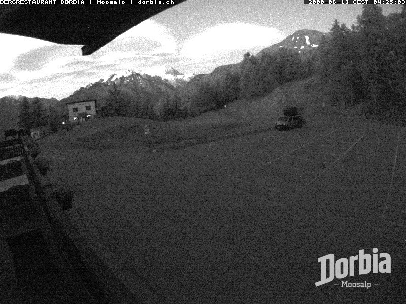 Archiv Foto Webcam Restaurant Moosalp, Bürchen