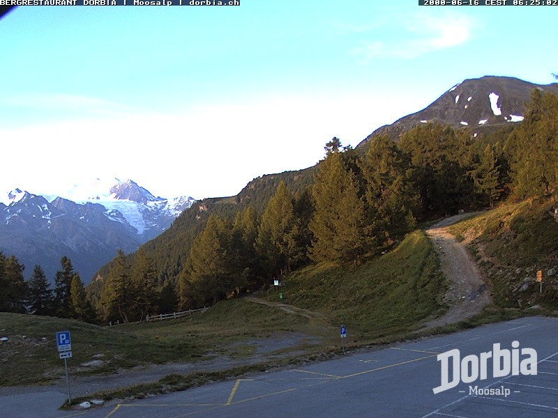 Archiv Foto Webcam Restaurant Moosalp, Bürchen