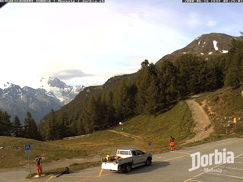 Archiv Foto Webcam Restaurant Moosalp, Bürchen