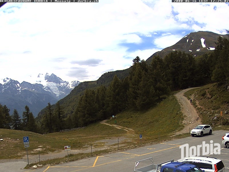 Archiv Foto Webcam Restaurant Moosalp, Bürchen