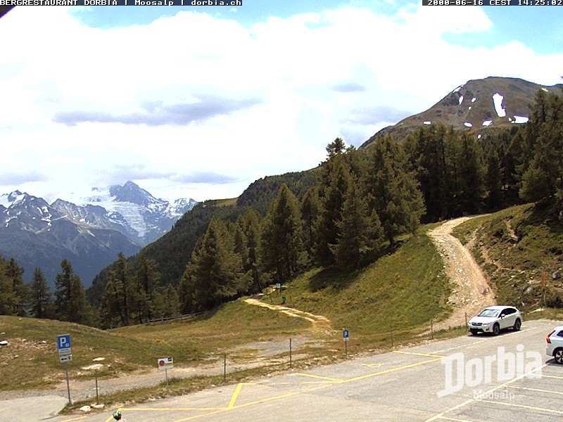 Archiv Foto Webcam Restaurant Moosalp, Bürchen