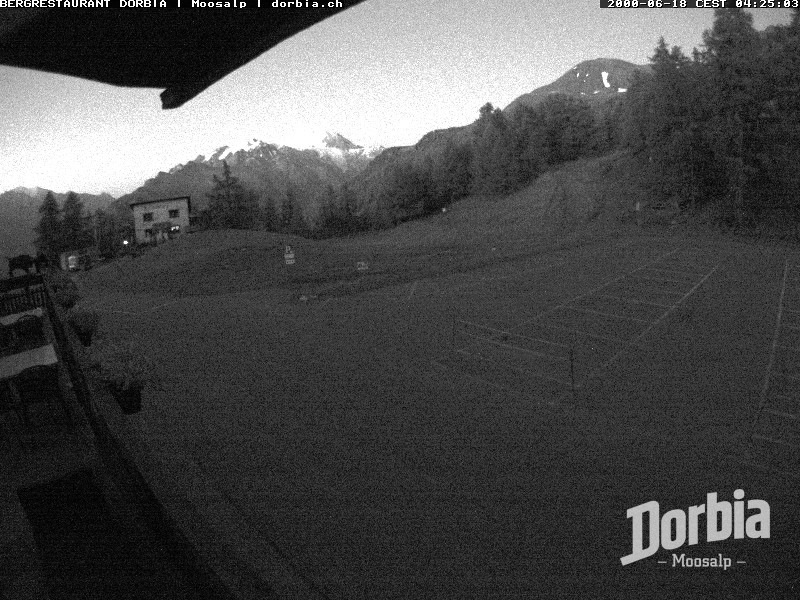 Archiv Foto Webcam Restaurant Moosalp, Bürchen