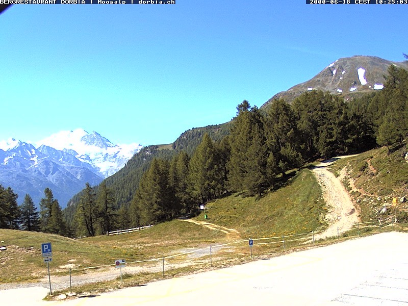Archiv Foto Webcam Restaurant Moosalp, Bürchen